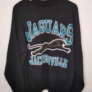 Jacksonville Jaguars Sweatshirt  90S 1993 Banned Logo Retro